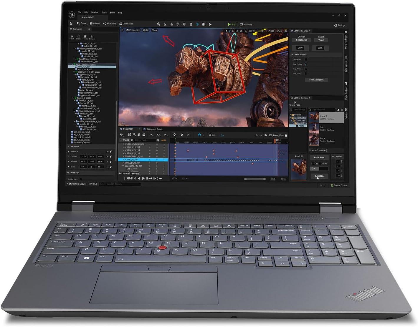 Lenovo P16 Gen2 – KI-Workstation für Profis, Bottleneck ade, hohes TGP