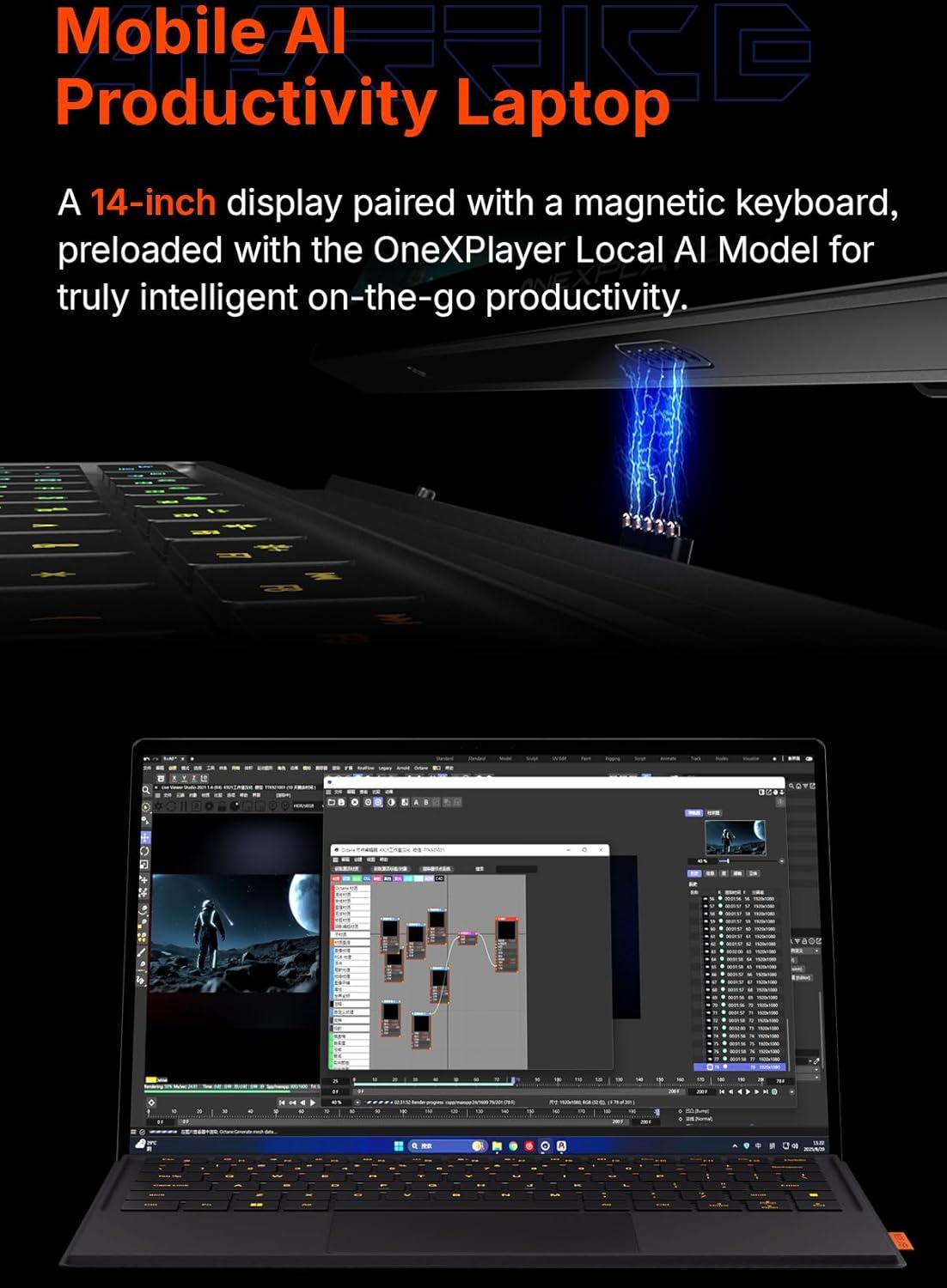 OneXPlayer Super X - KI-Workstation für KI-Profis, TGP/TDP-Bottleneck